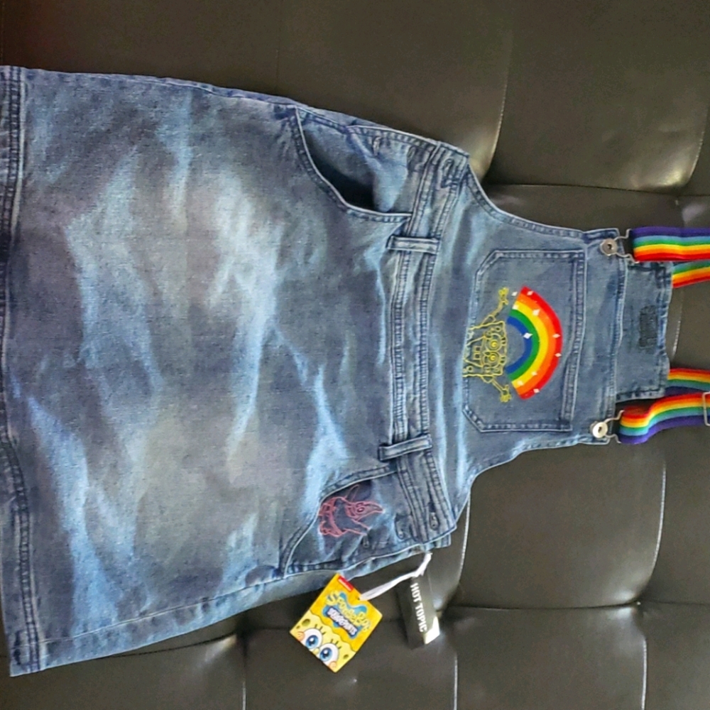 SpongeBob Overalls Skirt